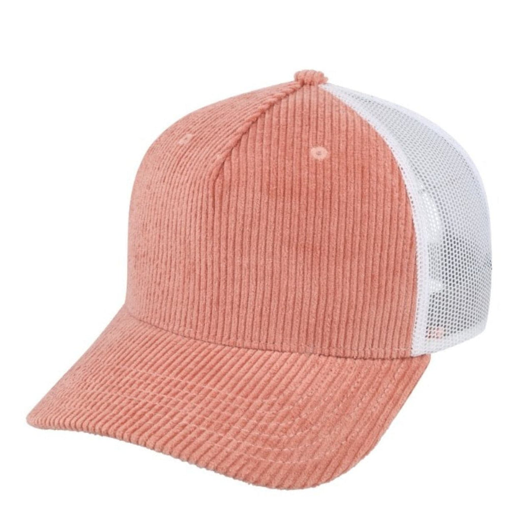 U21512 5 Panel Corduroy Trucker Cap