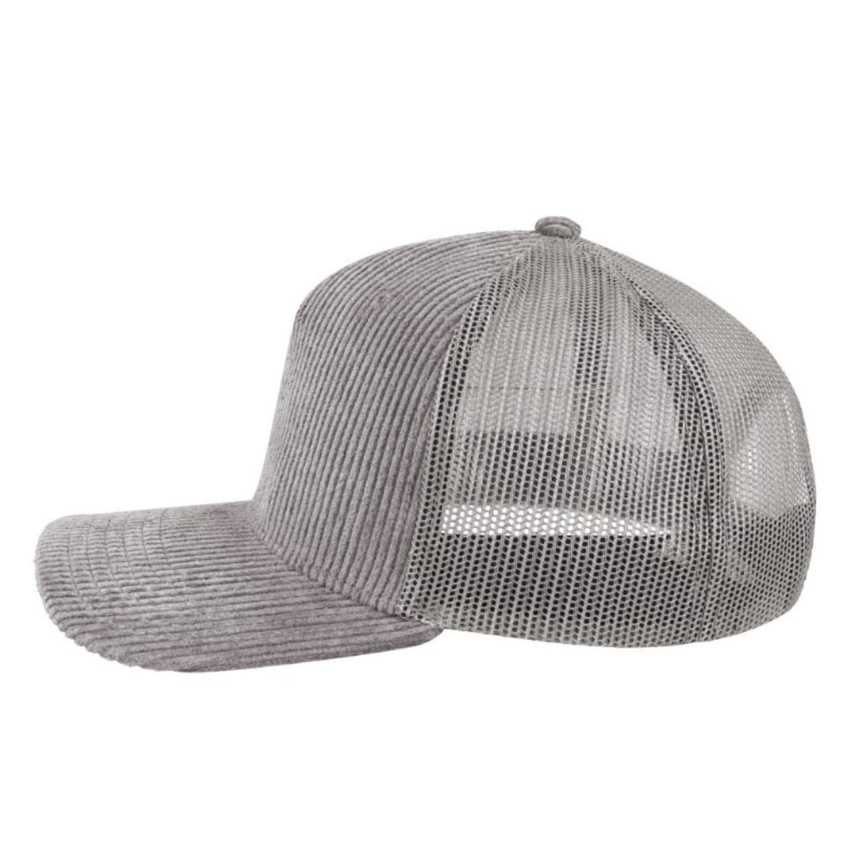 U21512 5 Panel Corduroy Trucker Cap
