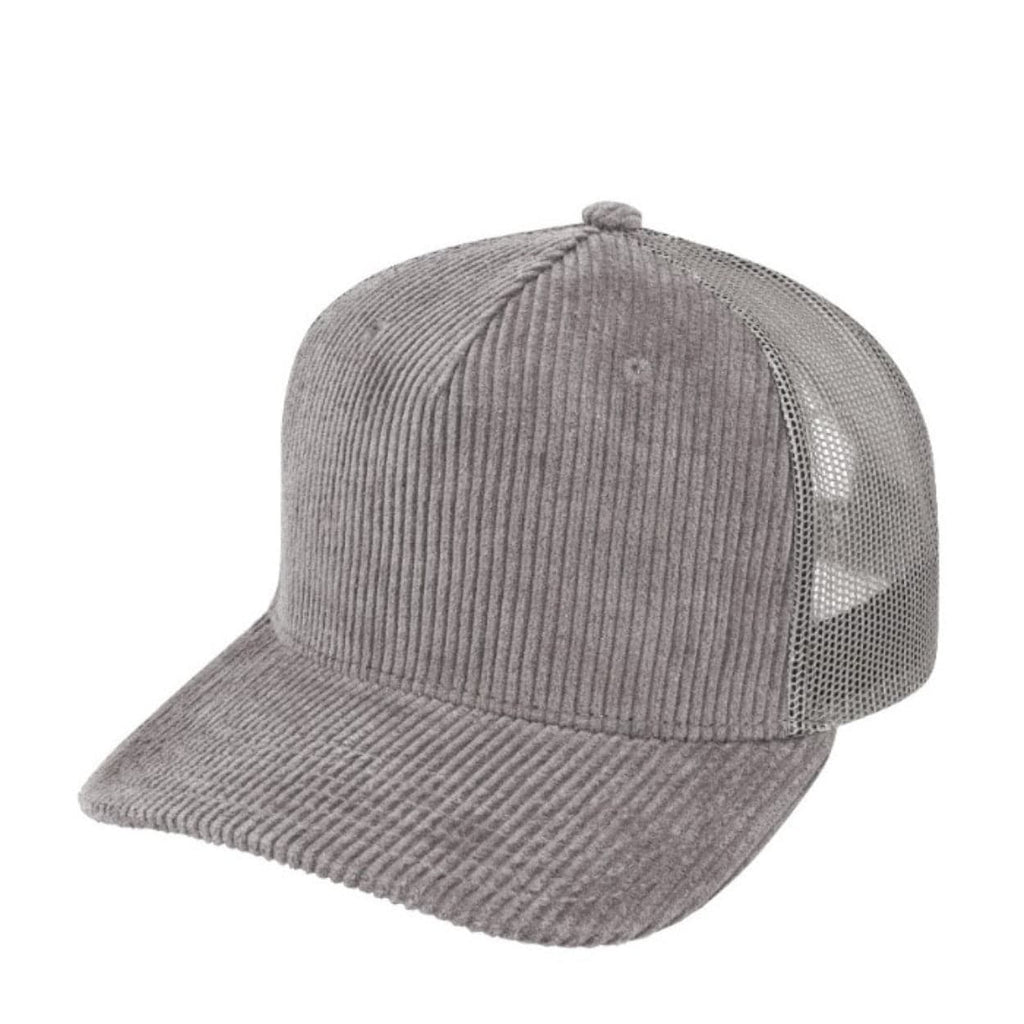 U21512 5 Panel Corduroy Trucker Cap