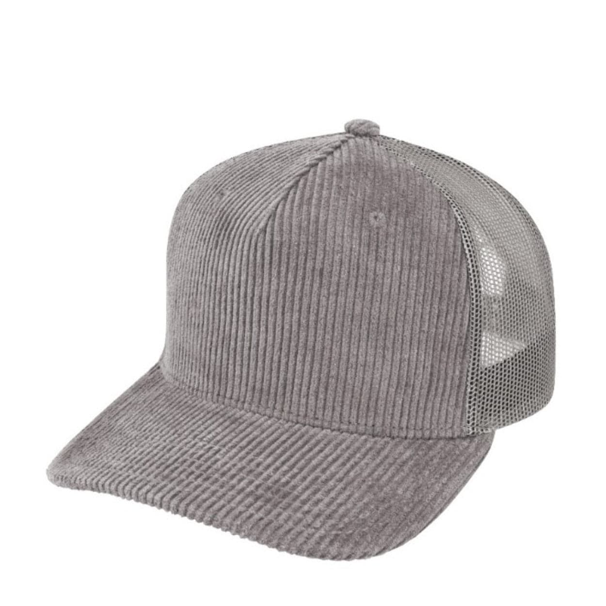 U21512 5 Panel Corduroy Trucker Cap
