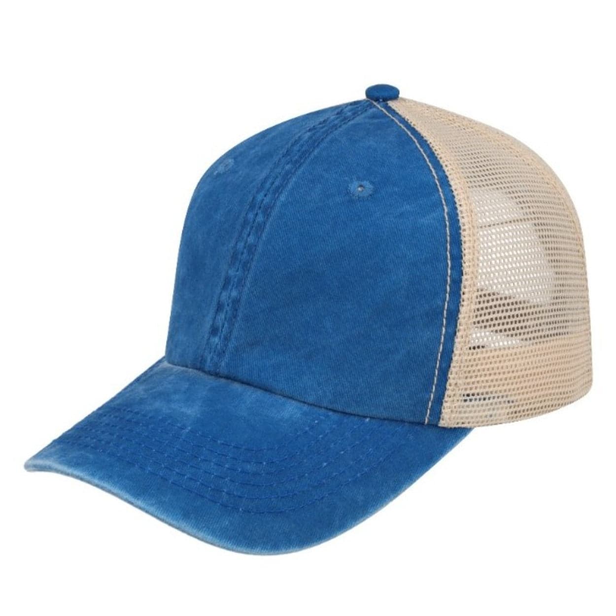 F22600 Washed Colour Block Cap