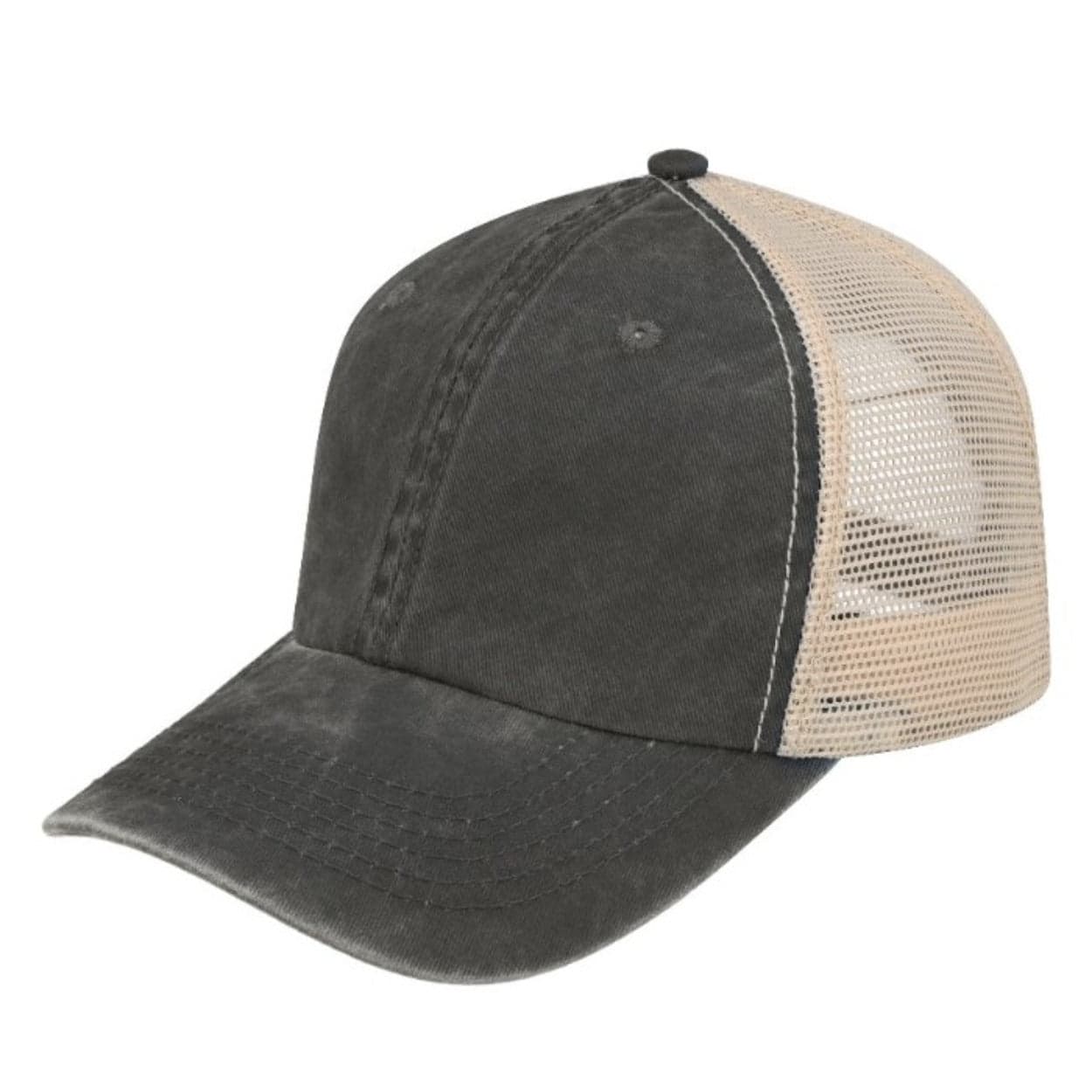 F22600 Washed Colour Block Cap