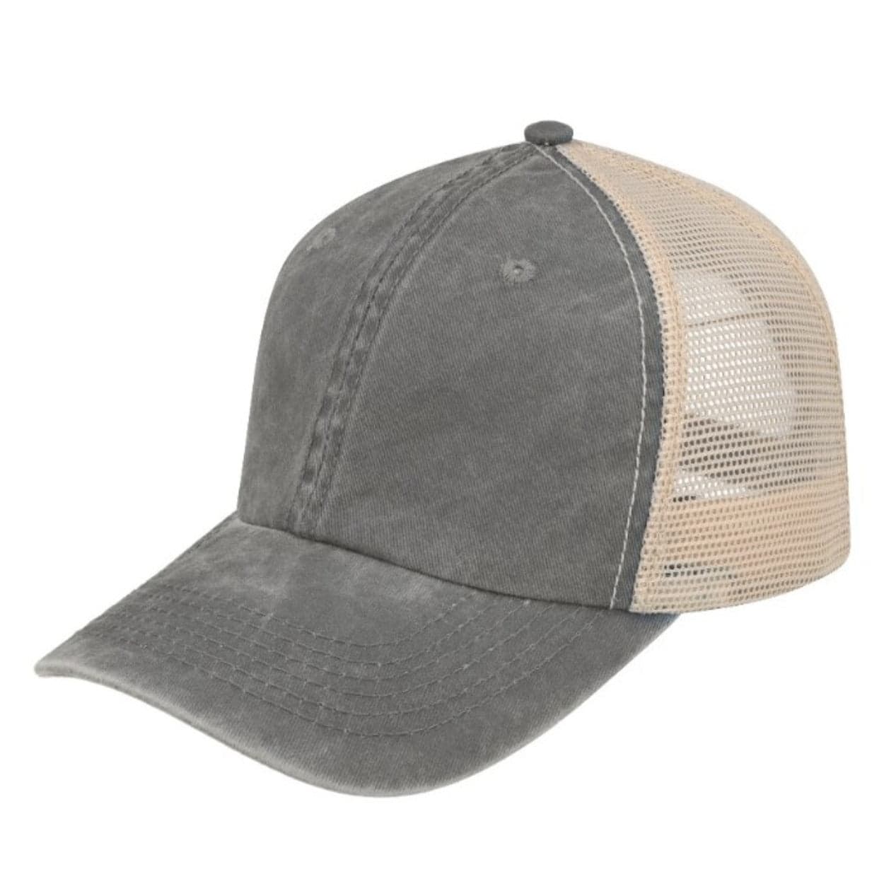 F22600 Washed Colour Block Cap