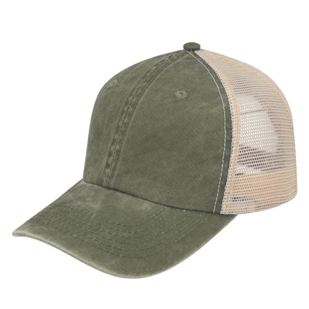 F22600 Washed Colour Block Cap