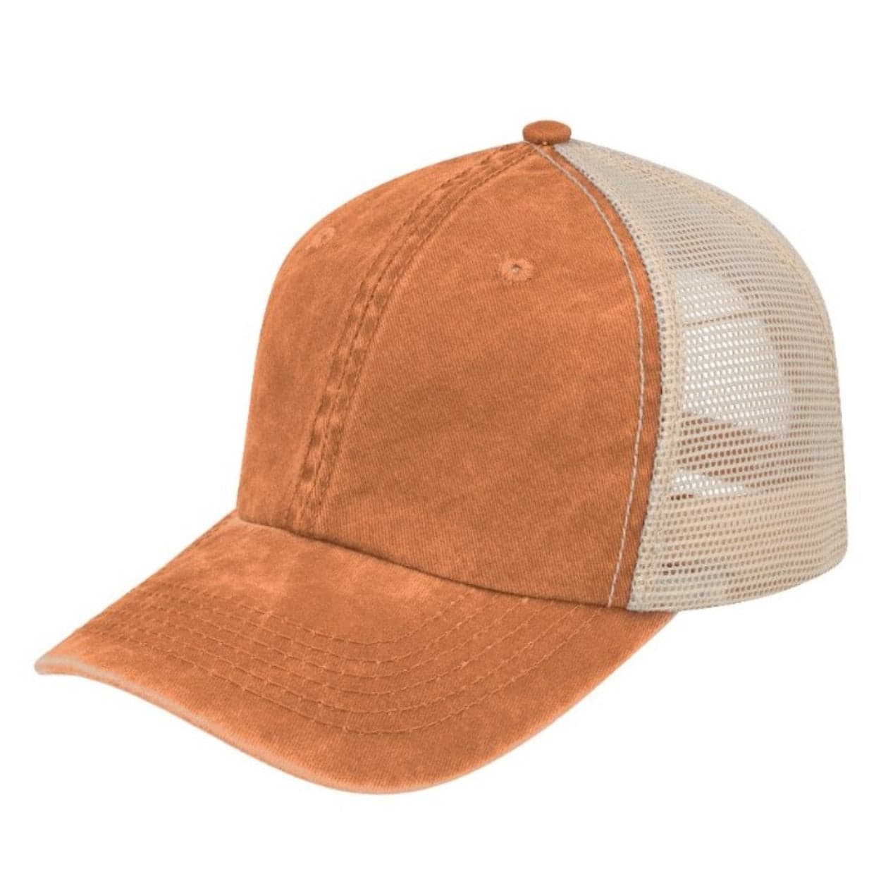 F22600 Washed Colour Block Cap