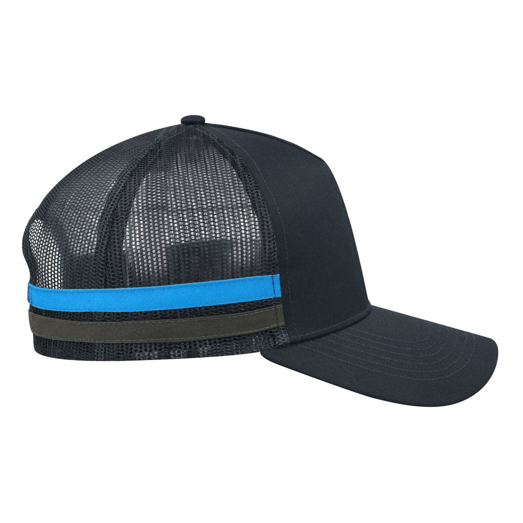 F24503 Striped Trucker