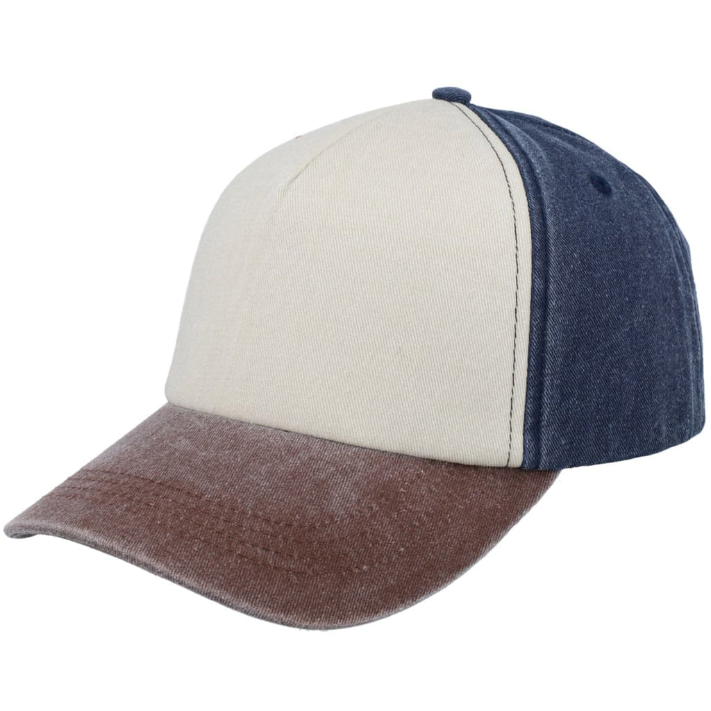 F25500 Foam Washed Colour Block Cap