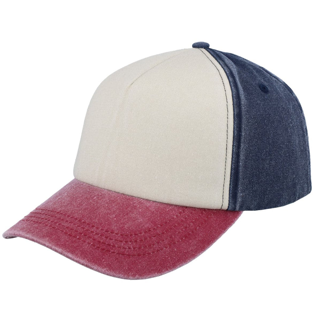 F25500 Foam Washed Colour Block Cap