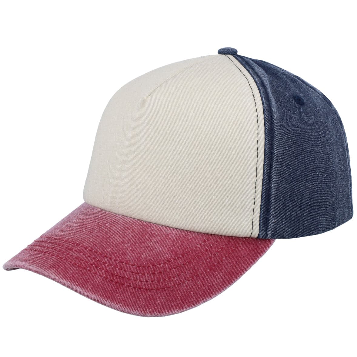 F25500 Foam Washed Colour Block Cap