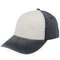 F25600 Washed Colour Block Cap