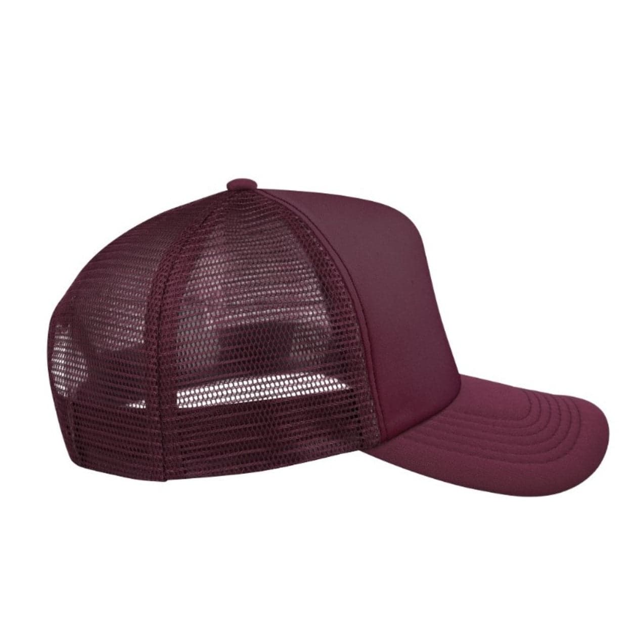 S19500 Curved Peak Foam Trucker