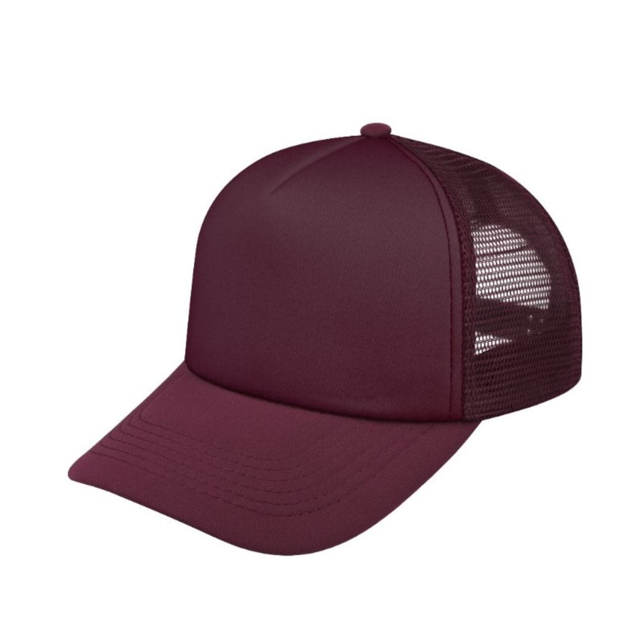 S19500 Curved Peak Foam Trucker