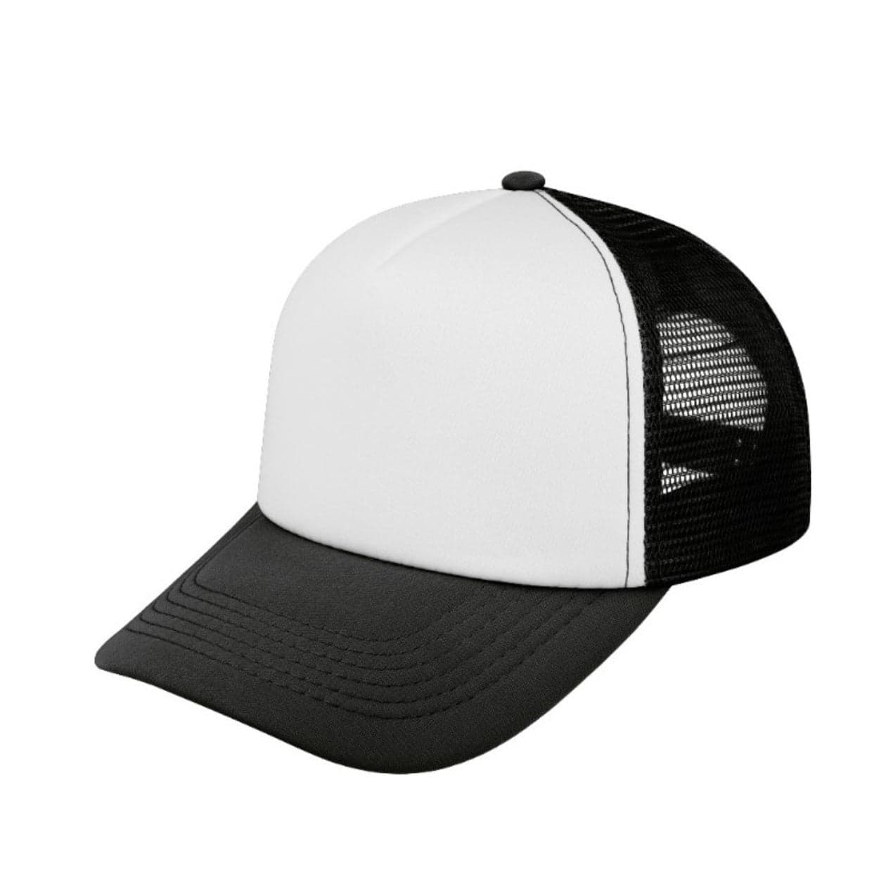 S19500 Curved Peak Foam Trucker
