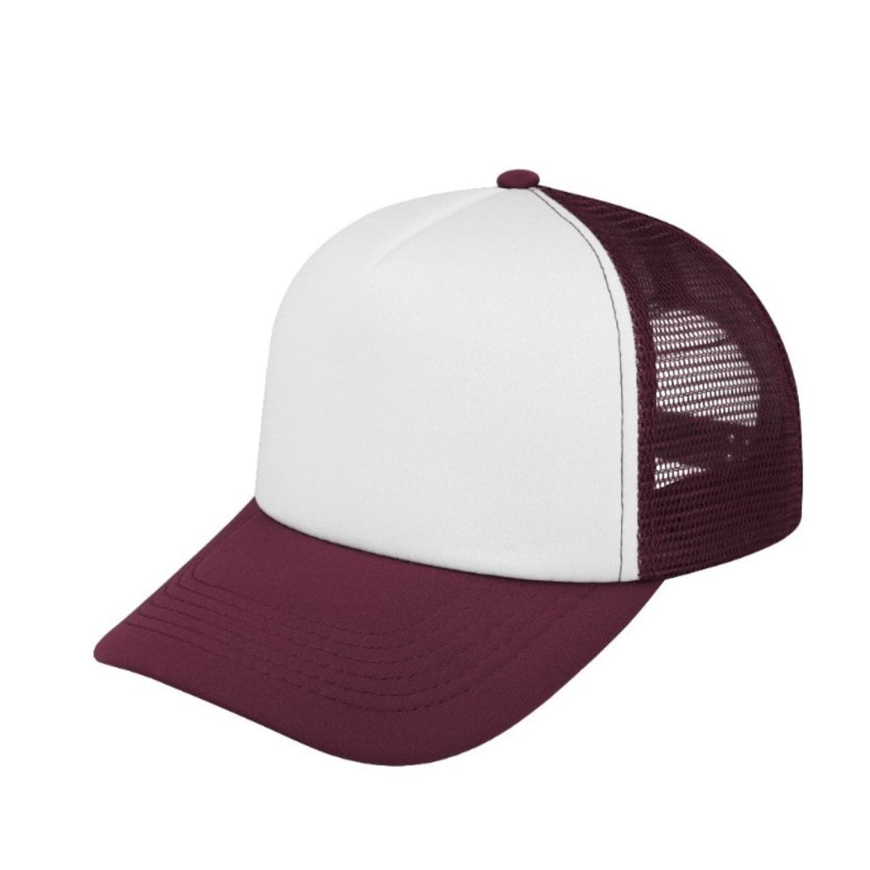 S19500 Curved Peak Foam Trucker