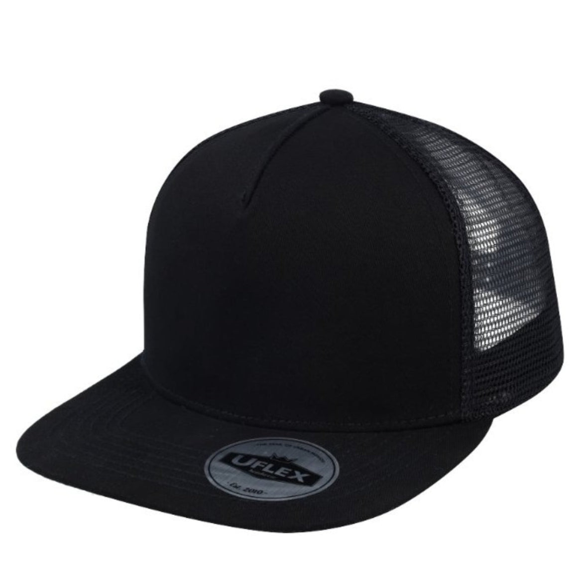 U15501 Uflex 5P Flat Peak Trucker Cap