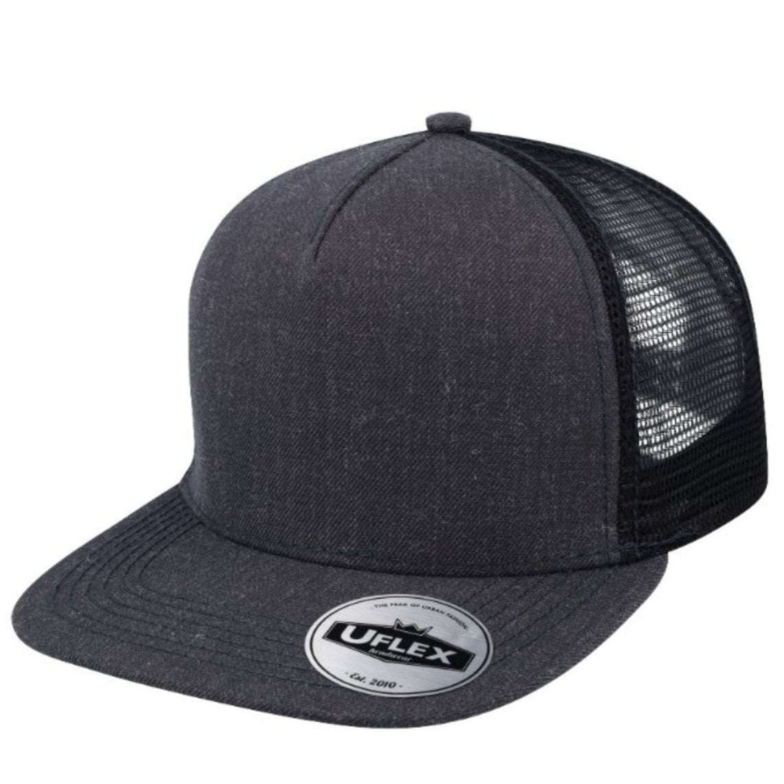 U15501 Uflex 5P Flat Peak Trucker Cap