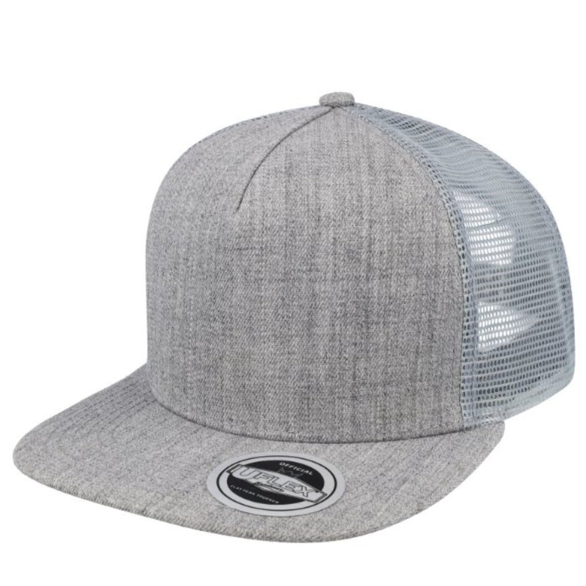 U15501 Uflex 5P Flat Peak Trucker Cap
