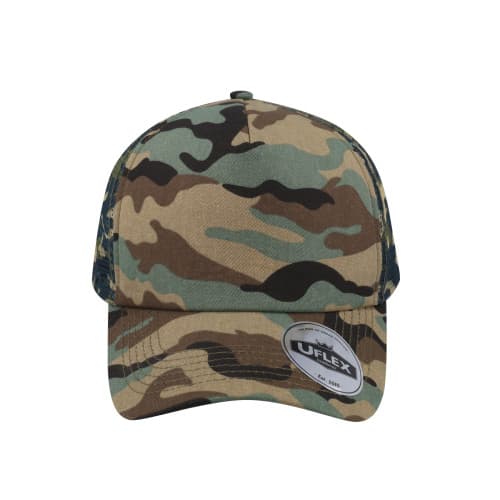 U15502 Uflex 5P Curved Peak Trucker