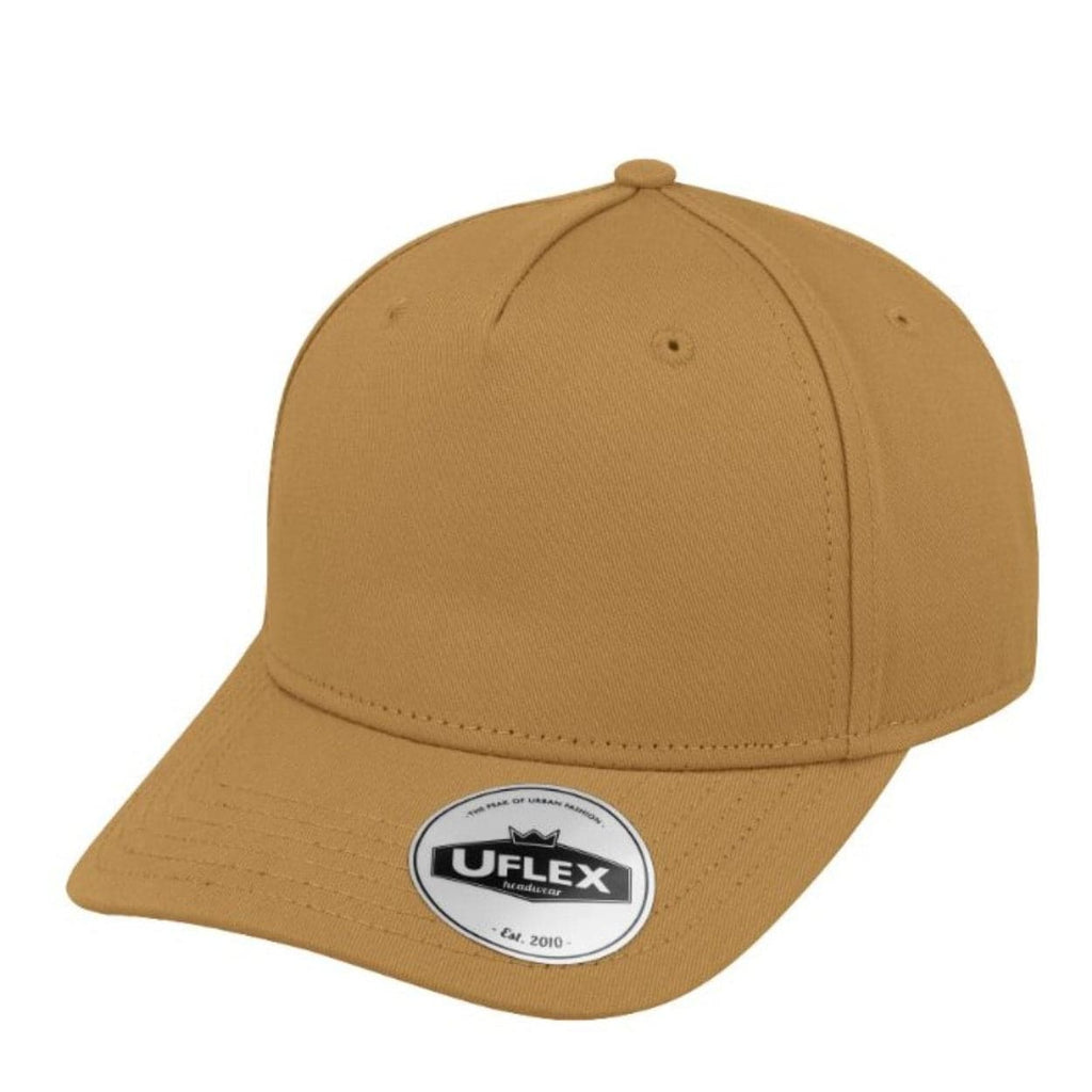U15518 Uflex 5P Curved Peak Snapback