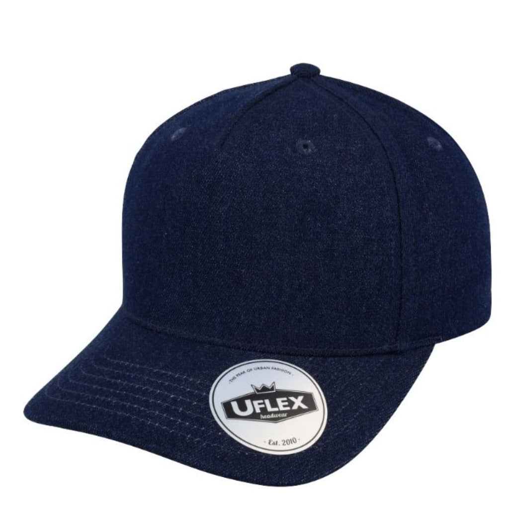 U15518 Uflex 5P Curved Peak Snapback