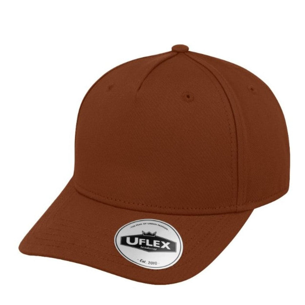 U15518 Uflex 5P Curved Peak Snapback