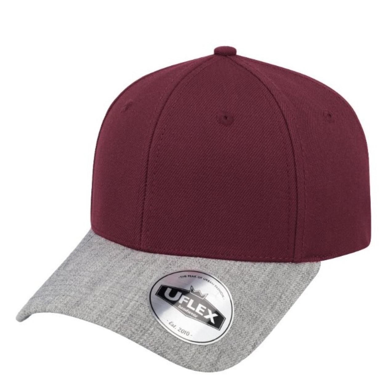 U15608 Uflex 6P Curved Peak Snapback
