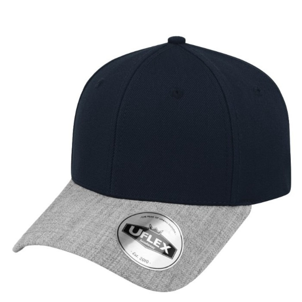U15608 Uflex 6P Curved Peak Snapback
