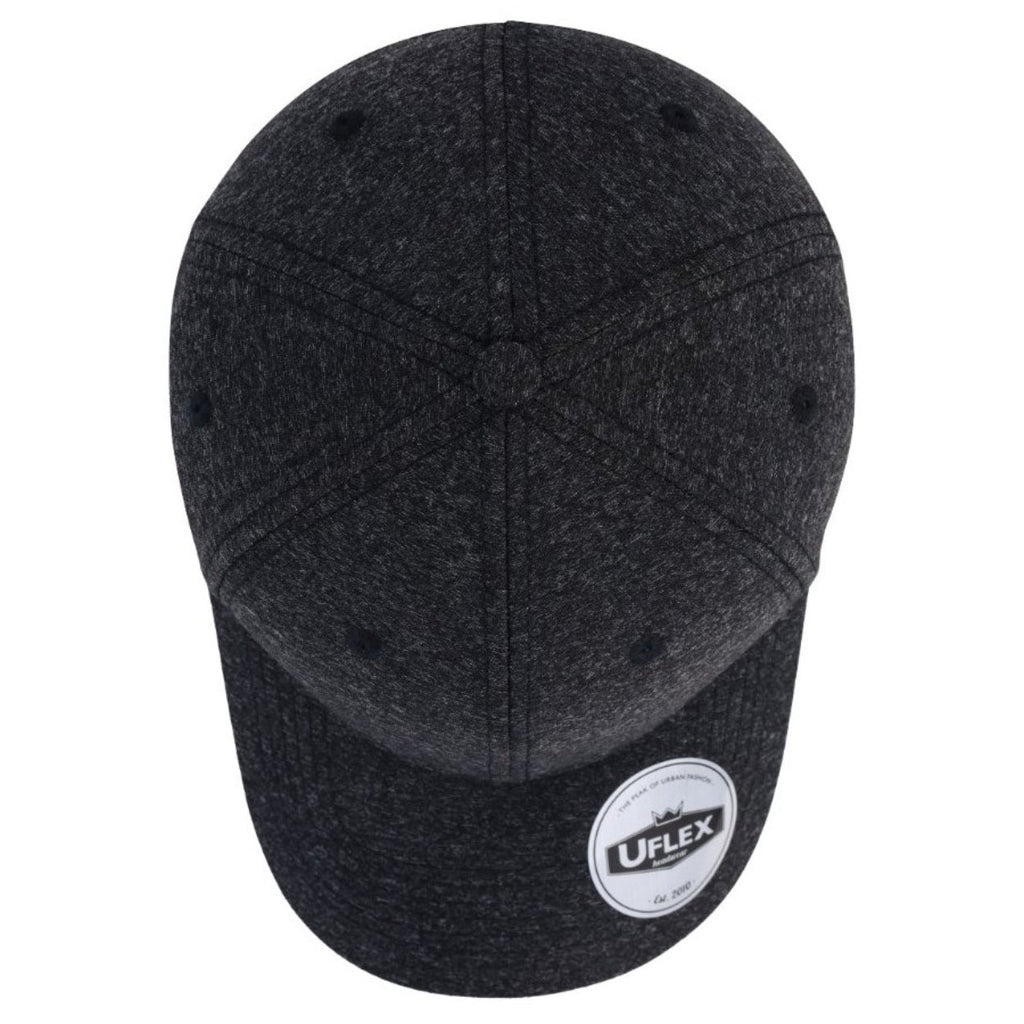 U15608 Uflex 6P Curved Peak Snapback
