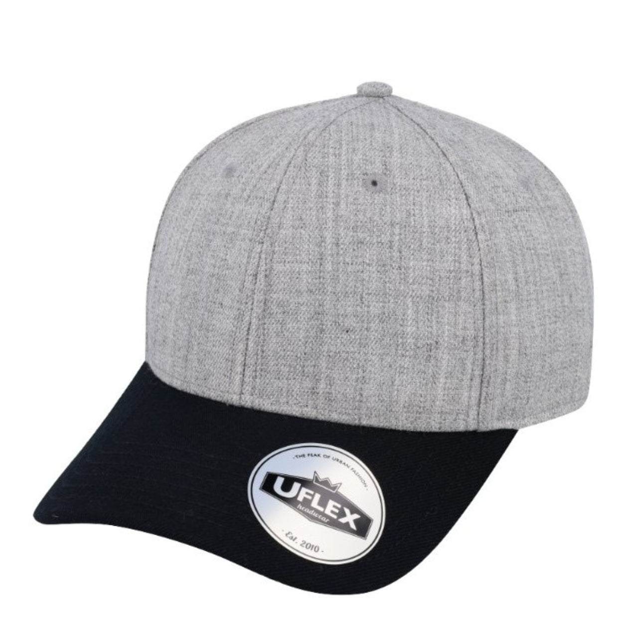 U15608 Uflex 6P Curved Peak Snapback
