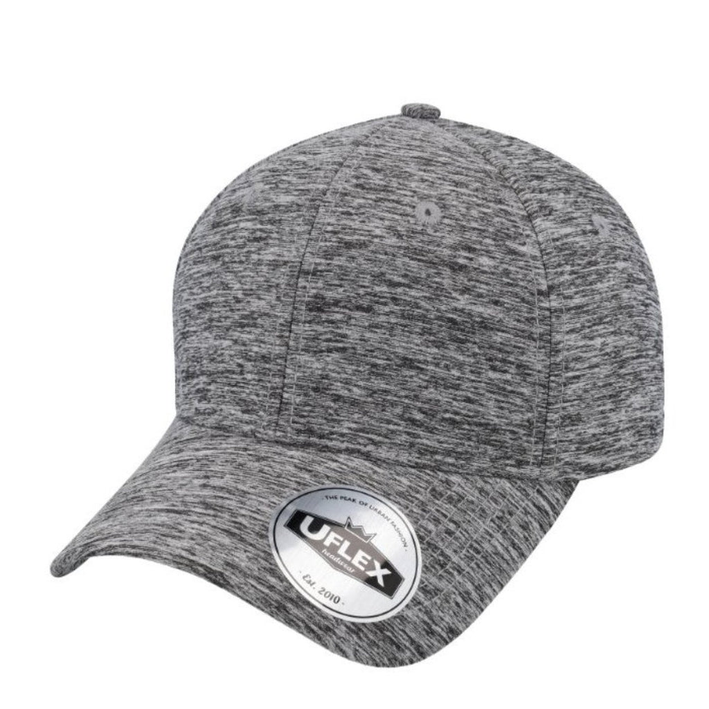U15608 Uflex 6P Curved Peak Snapback