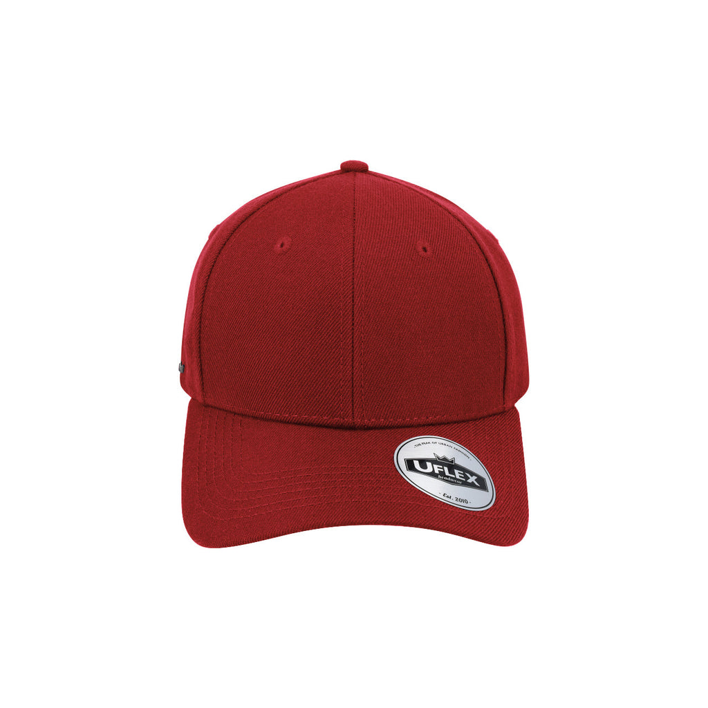 U15608 Uflex 6P Curved Peak Snapback
