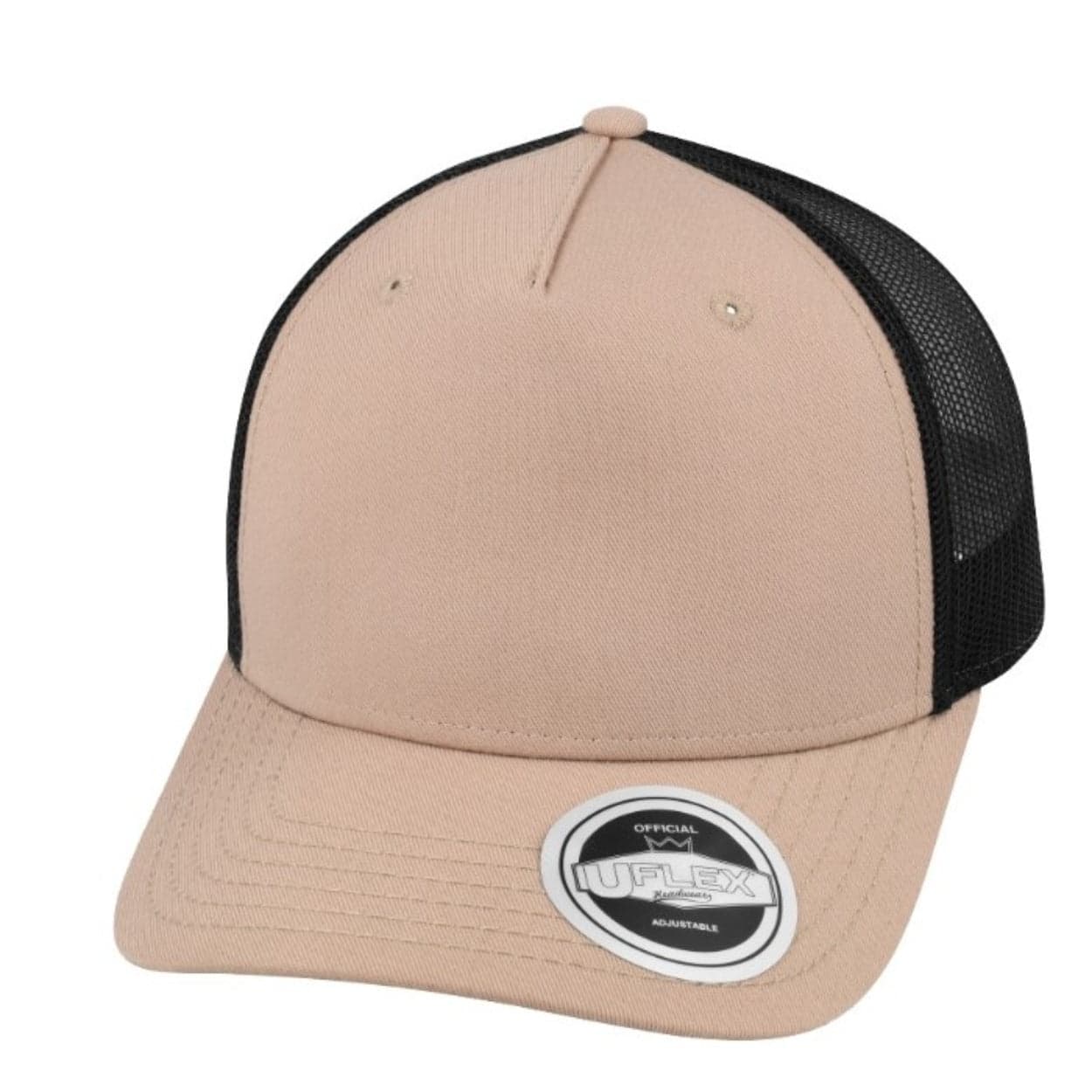 U20502R Uflex 5 Panel Recycled Trucker