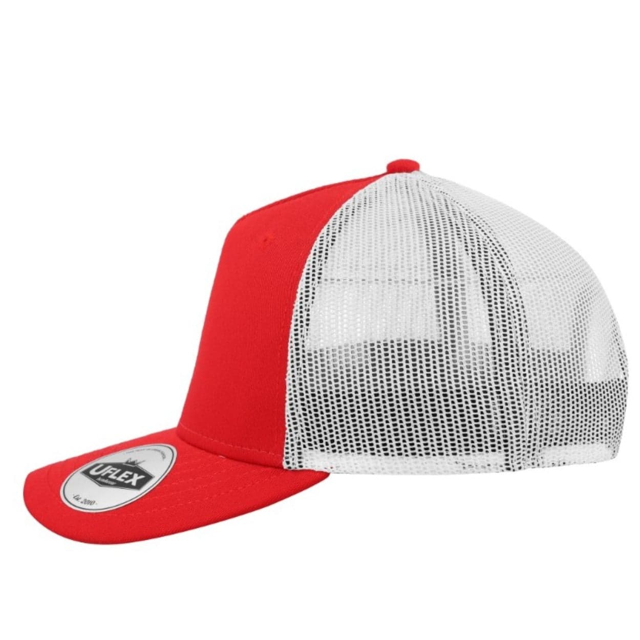 U20502R Uflex 5 Panel Recycled Trucker