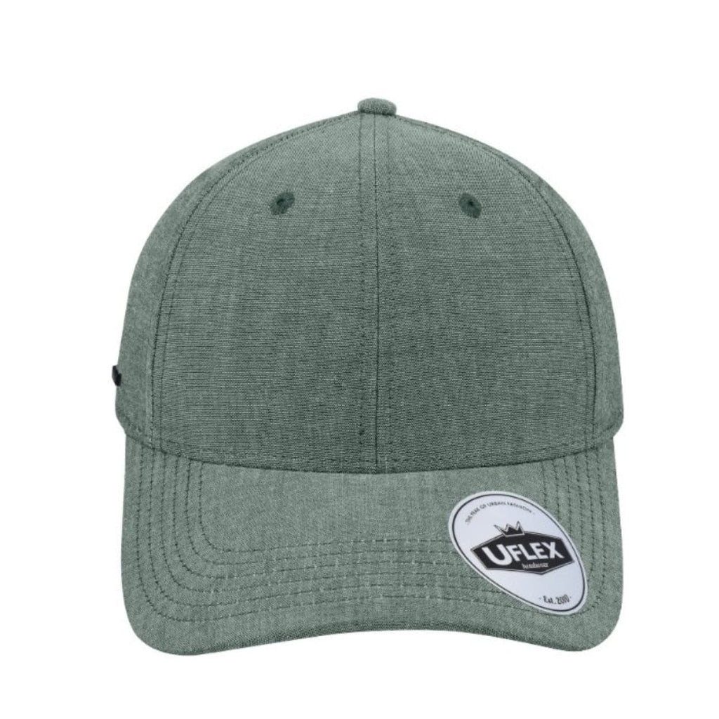 U20609 Uflex Cotton Chambray Baseball