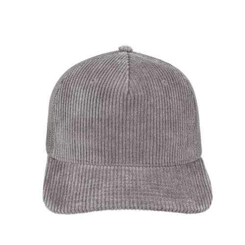 U21512 5 Panel Corduroy Trucker Cap