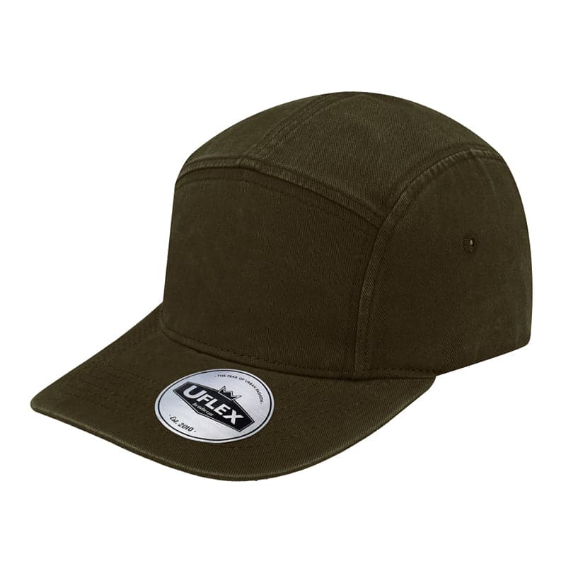 U22505 5 Panel Washed Cotton Cap