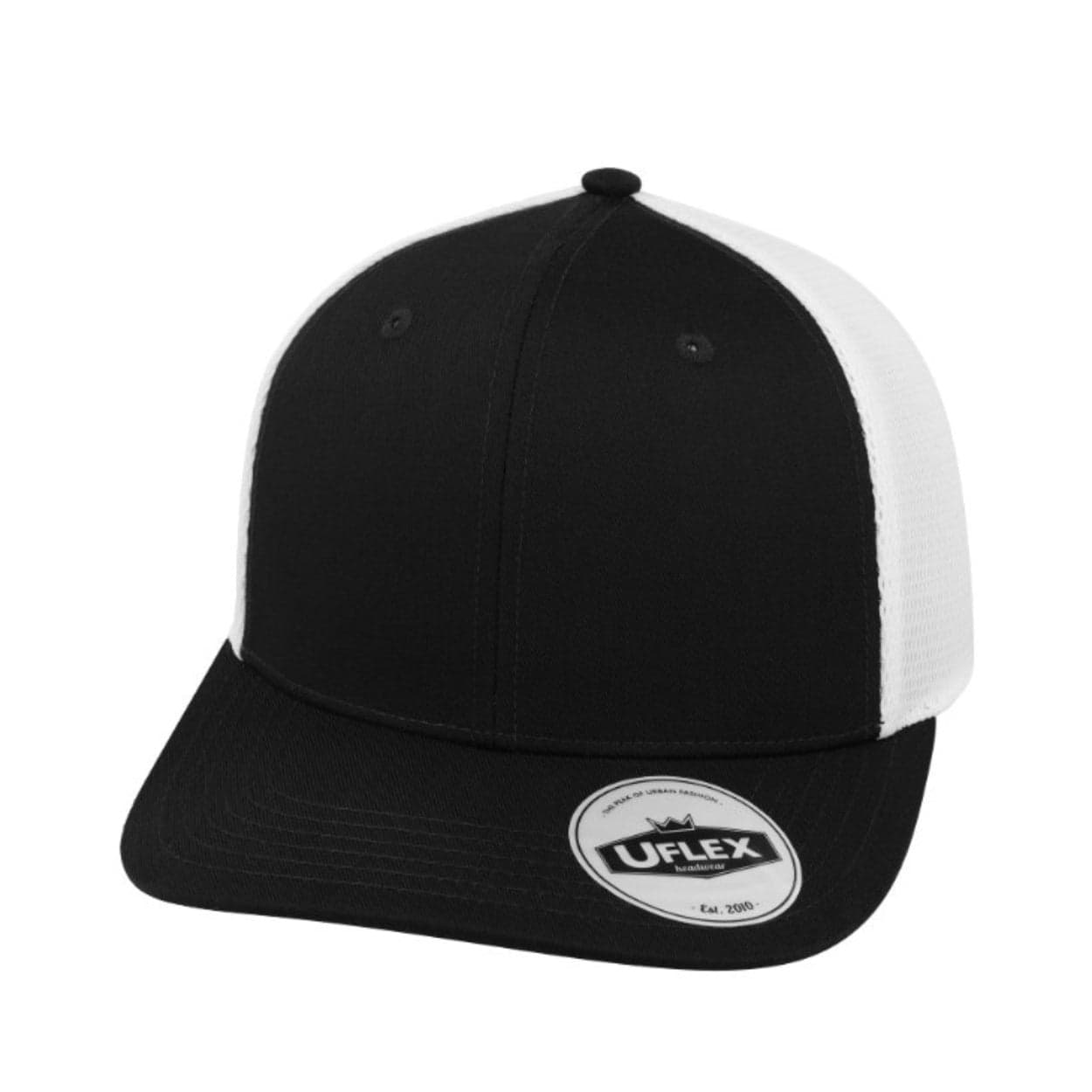 U23602 Polycotton 6 Panel Trucker