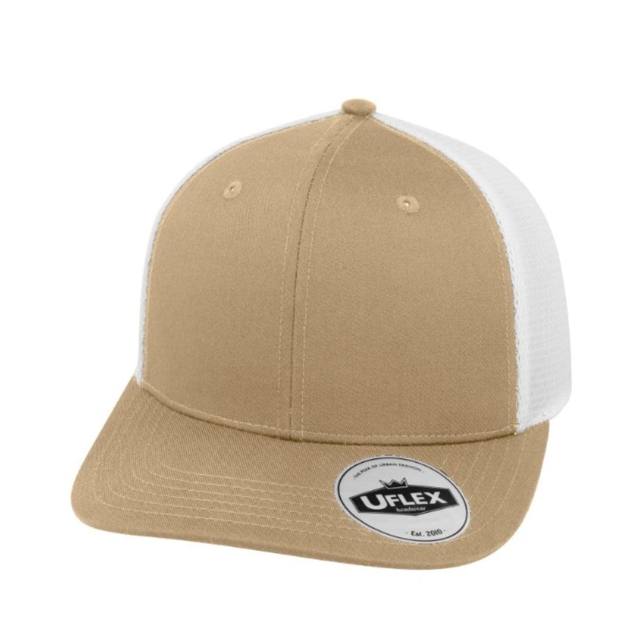 U23602 Polycotton 6 Panel Trucker